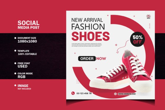 Boost Your Feed with a Shoes Social Media Instagram Post Template