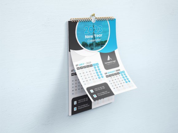 Company Wall Calendar 2023 Template