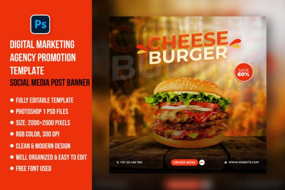 Delicious Food Burger Social Media Post: A Practical Guide for Business Promotion