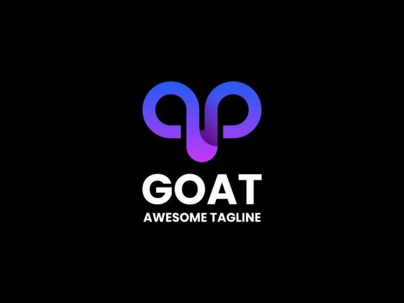 Elevating Your Brand Identity with the Goat Gradient Logo