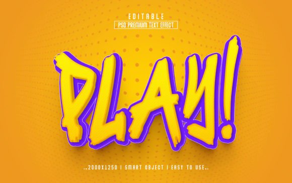 Exploring the Versatility of 3D Editable PSD Text Effect Styles