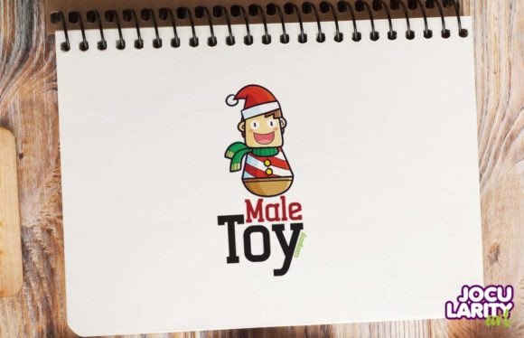 Funny Male Toy Company Logo Template: A Versatile and Cute Design for Creative Businesses