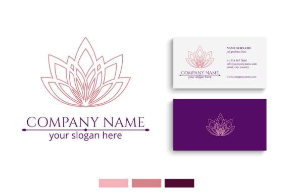 Lotus Logo: Elegant Floral Design for Brands