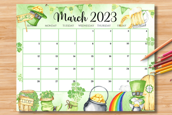 Maximizing Productivity with an Editable Fillable March 2023 Calendar