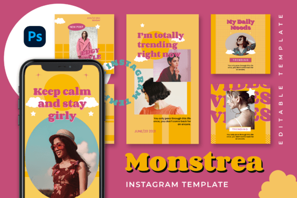 Monstrea Instagram Post Stories