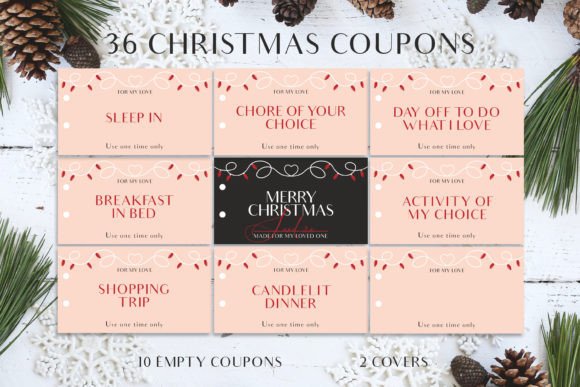 Printable Christmas Coupon Book for Her