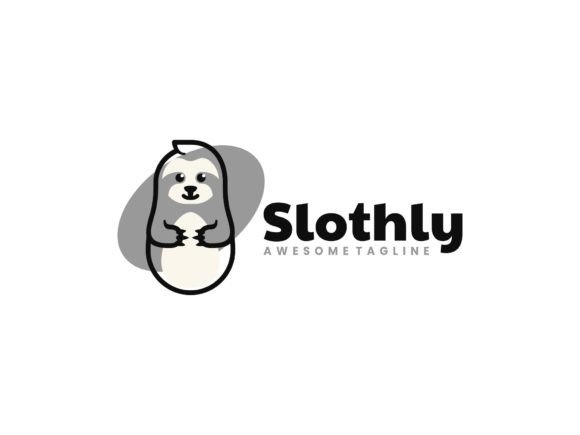 Sloth Simple Mascot Logo