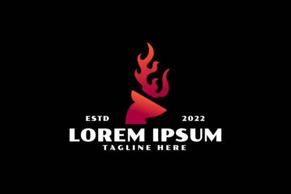 Torch Deer Logo: A Versatile and Professional Design for Your Brand