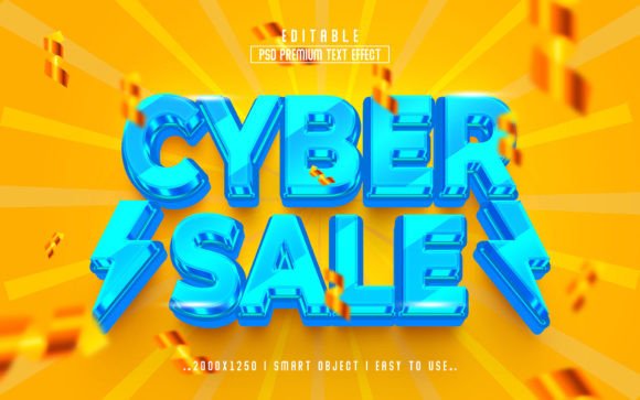 Unlocking the Potential of Cyber Sale 3d Text Effect Style for Modern Design