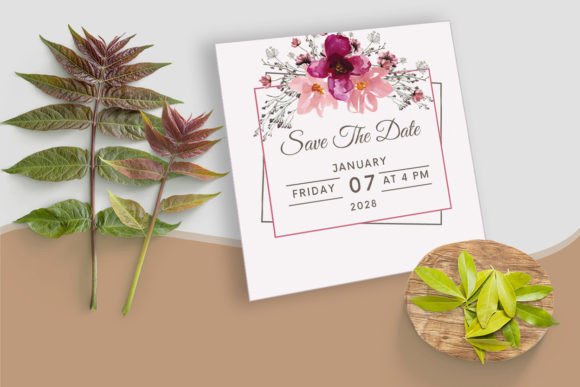 Why a Wedding Card with Rose Watercolor Design is the Perfect Choice for Your Special Day